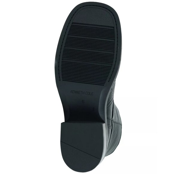 219$ Kenneth Cole New York Stride Block Heel Bootie Women's Size 8 US Black - Picture 5 of 5